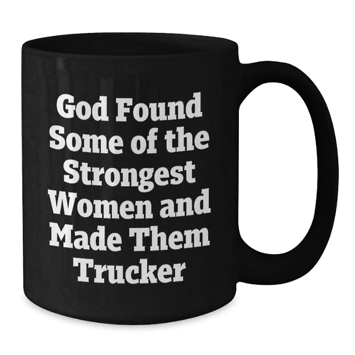 Funny Trucker Gifts from Men, Women, Friends to Trucker, Black Coffee Mugs for Christmas Unique Gifts - Additional
