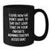 Funny Administrative Assistant Gifts, Black Coffee Mug for Coworkers, Christmas Unique Gifts from Friends - Additional