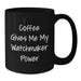 Funny Watchmaker Gifts from Friends, Black Coffee Mug for Watchmaker, Inspirational Mugs for Christmas Morning - Additional