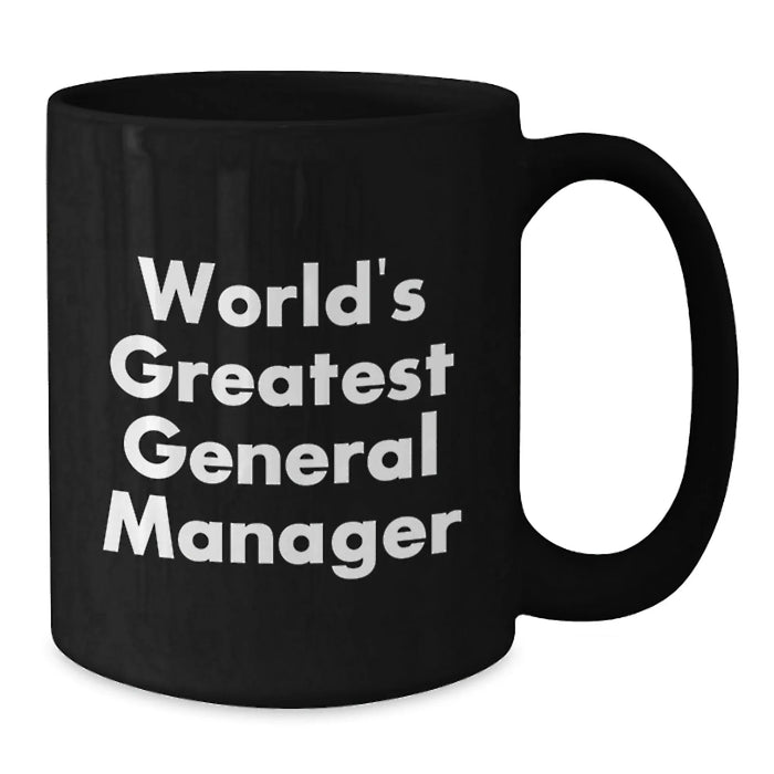 Funny World's Greatest General Manager Gifts for Men from Family on Birthday Unique Gifts - Additional