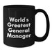 Funny World's Greatest General Manager Gifts for Men from Family on Birthday Unique Gifts - Additional
