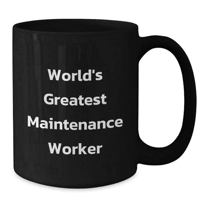 Funny World's Greatest Maintenance Worker Gifts from Friends for Men - Additional