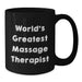 Funny 'World's Greatest Massage Therapist' Gifts from Friends for Massage Therapist Men - Additional