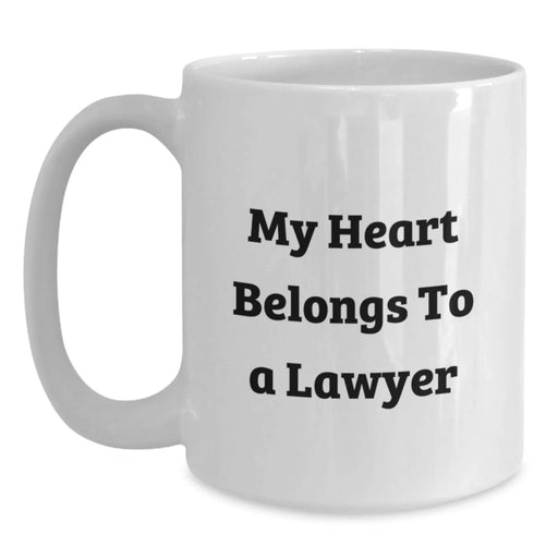 Funny Lawyer White Coffee Mug Gifts for Lawyer from Lawyer Friends Birthday Unique Gifts - Main