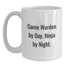 Game Warden Humor White Coffee Mugs Gifts from Friends to Game Wardens, Birthday Unique Gifts, Ninja in Disguise - Main