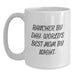 Funny Rancher Gifts from Mom, World's Best Mom By Night White Coffee Mug for Dad, Christmas Unique Gifts for Men, Family and Friends - Main
