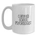 Funny School Psychologist Gifts from Men to Certified School Psychologists on Valentine's White Coffee Mug - Main