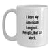 Funny American Longhair Cat Gifts for Women from Men - White Coffee Mug - I Love My American Longhair, People Not So Much White Christmas Unique - Main