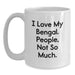 Funny Bengal Cat Gifts for Friends, Unique White Coffee Mugs for Bengal Cat Lovers, Christmas Unique Gifts from Men to Women - Main