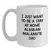 Funny Alaskan Malamute Dog Gifts for Men from Best Dad, Unique Gifts for Christmas - Main