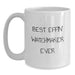 Funny Watchmaker Gifts from Dad on Father's Day Unique Gifts for Watchmaker Men - Best Effin' Watchmaker Ever Quote White Coffee Mug - Main
