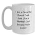 Funny Security Guard Dad Gifts for Men from Dad to Security Guard on Graduation Unique White Coffee Mugs - Main