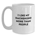 Funny Dachshund Dog Lovers Gifts, I Like My Dachshund More Than People, White Coffee Mug, Gifts from Friends, Gifts for Dachshund Dog Enthusiasts - Birthday Unique Presents - Main