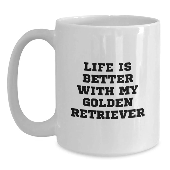 Golden Retriever Dog Lover Gifts from Friends for Birthday Unique Mugs - Main