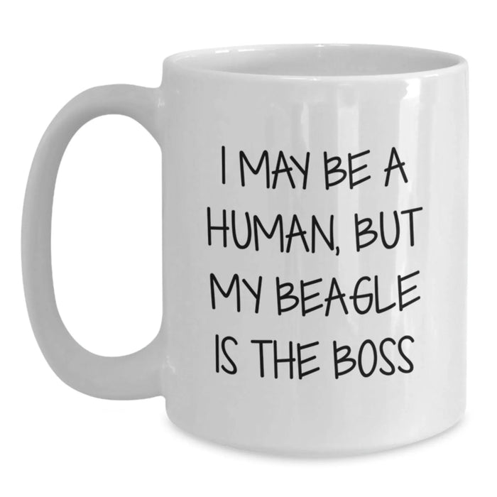Beagle Dog Lovers Funny Gifts from Friends and Family, White Coffee Mug for Beagle Dog Owners, Birthday Unique Ideas - Main