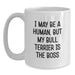 Funny Bull Terrier Dog Gifts from Men for Bull Terrier Dog, White Coffee Mug, Birthday Unique - Main