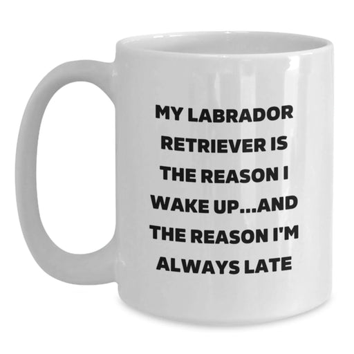 Funny Labrador Retriever Dog Lover Gifts from Men to Women - Valentine's Unique Gifts for Labrador Retriever Dog Owners, White Coffee Mug - Main