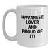 Funny Havanese Dog Lover Gifts from Friends for Birthday Unique White Coffee Mug - Main