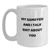 Funny Samoyed Dog White Coffee Mugs Gifts from Friends for Samoyed Lovers Christmas Unique Presents - Main