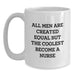 Funny Nurse White Coffee Mugs Gifts from Friends to Cool Nurse Men on Valentine's Unique Gifts for Nurse - Main