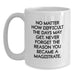 Funny Magistrate Gifts for Men, White Coffee Mug, Inspirational Quote - Gifts from Family to Magistrate on Birthday - Main