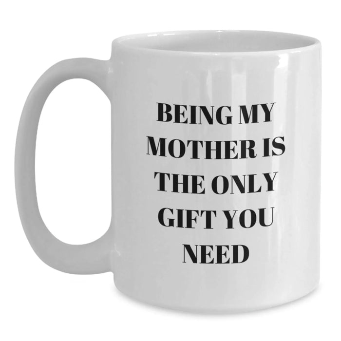 Funny White Coffee Mugs for Mom Gifts from Friends or Family on Birthday Unique Gift - Main