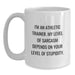 Funny Athletic Trainer White Coffee Mug, Gifts from Men to Athletic Trainer Friends on Christmas Unique - Main