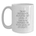 Funny Insurance Adjuster Gifts from Friends to Insurance Adjuster, Sarcastic Coffee Mug for Insurance Adjuster, White Coffee Mug for Father's Day Unique Gifts - Main