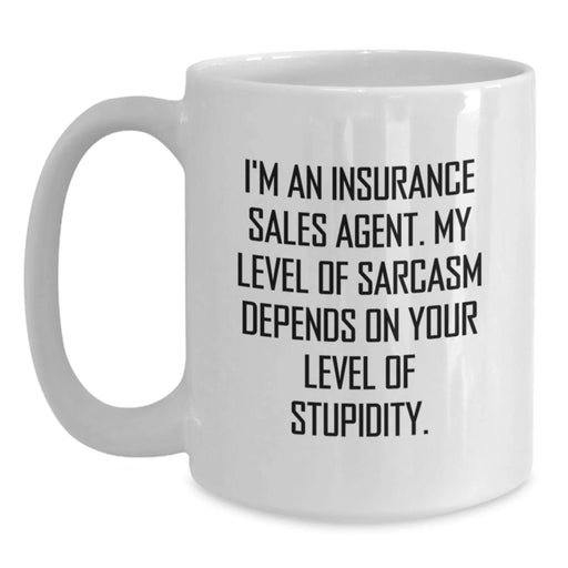 Funny Insurance Sales Agent Gifts from Men, Unique Christmas Unique Gifts for Insurance Sales Agent Friends - Main