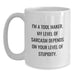 Funny Tool Maker White Coffee Mugs Gifts for Men from Friends with Christmas Unique Ideas - Main