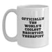 Funny Radiation Therapist Gifts for Men - Officially The World's Coolest Radiation Therapist White Coffee Mug, Birthday Unique Gifts from Family, Friends, Coworkers - Main