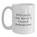 Funny Underwriter Gifts from Friends, White Coffee Mugs for Underwriter, Officially The World's Coolest Underwriter Valentine's Unique Gifts - Main