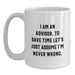 Funny Advisor Gifts from Men to Women Friends Family on Mother's Day Unique White Coffee Mug - Main
