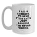 Funny Chemist Gifts from Dad, White Coffee Mug for Him, 'I Am A Chemist. To Save Time Let's Just Assume I'm Never Wrong.' Quote on Father's Day - Main
