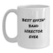 Funny Band Director Gifts for Him - 'Best Effin' Band Director Ever' White Coffee Mug for Birthday, Unique Gift from Friends or Family - Main
