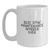 Funny Maintenance Worker Gifts from Family for Best 'Effin' Maintenance Worker Ever White Coffee Mug - Main