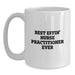 Funny Nurse Practitioner Gifts from Friends to Nurse Practitioner Men Best Effin' White Coffee Mugs for Christmas Unique Gifts - Main