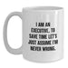 Executive White Coffee Mug, Funny Gift for Executive Friends, Gifts from Men to Executive Colleagues on Birthday Unique Gifts - Main