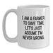 Farmer White Coffee Mug Gifts from Friends and Family for Birthday Unique - Main