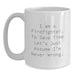 Funny Firefighter White Coffee Mugs Gifts from Family for Father's Day Unique - Main