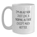 Funny Author Gifts from Friends for Birthday, White Coffee Mug, I'm An Author. Just Like A Normal Author Except Much Hotter. - Main