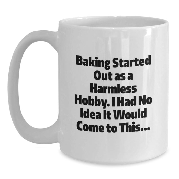 Funny Baking Gifts for Baking Enthusiasts, White Coffee Mug for Graduation Unique Gifts from Friends, Family, Coworkers - Gifts from Women for Women, Men, Friends, Coworkers - Main