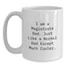 Funny 'I Am A Magistrate Dad' Gifts from Men, Gifts for Magistrate Men - White Coffee Mug, Perfect for Graduation Unique Gifts - Main