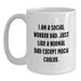 Gifts from Men to Social Worker Dad, Funny White Coffee Mug for Social Worker Graduation Unique Gift - Main