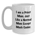 Funny Priest Gifts for Men - White Coffee Mug - Ideal Gift for Priest Graduation - Gifts from Mom to Priest - I Am A 'Normal' Priest Mom Mug - Main