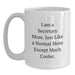 Funny Secretary Mom White Coffee Mug Gifts for Secretary Friends and Family - Perfect Graduation Unique Gifts from Mom - Main