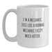 Funny Mechanic White Coffee Mug Gifts from Men to Friends for Graduation - 'I'm A Mechanic. Just Like A Normal Mechanic Except Much Hotter.' - Main
