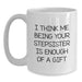 Funny Stepsister White Coffee Mug, Unique Gifts for Stepsister, Christmas Unique Gifts from Men to Women Friends and Family - Main