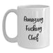 Funny Chef Gifts from Friends for Graduation, Amazing White Coffee Mug with 11oz or 15oz Capacity, Perfect for Men or Women - Main
