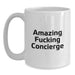 Concierge Love White Coffee Mug Gifts from Men to Friends, Funny Graduation Unique Gifts - Main